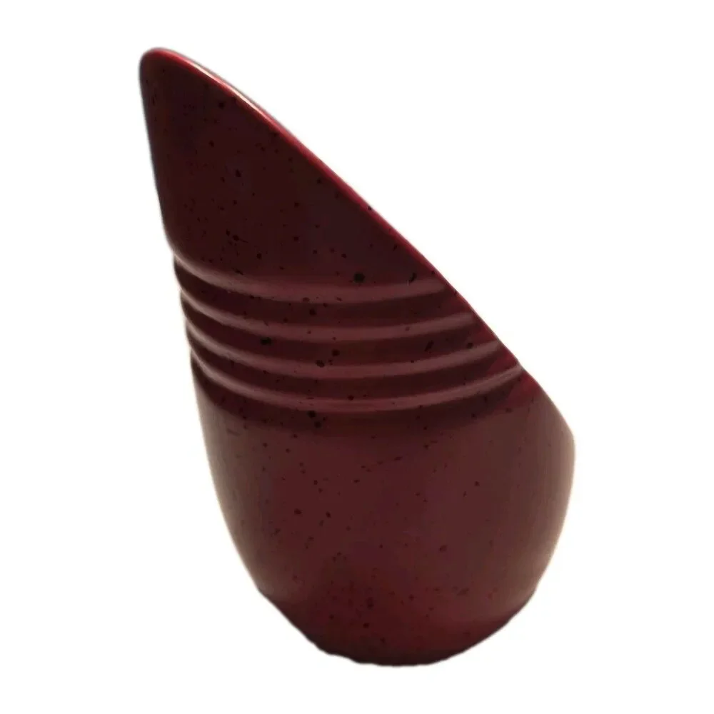 Stoneware Speckled Barn Red Candle,  Spoon Rest, Kitchen Utensil Holder